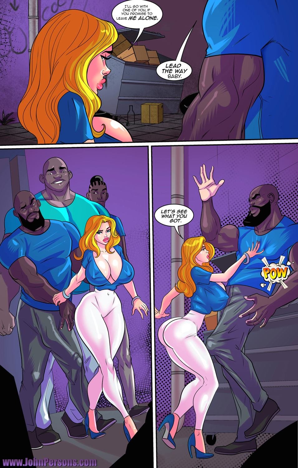interracial busty blonde Passed Around hentai Comic Porn #LkKS82yS
