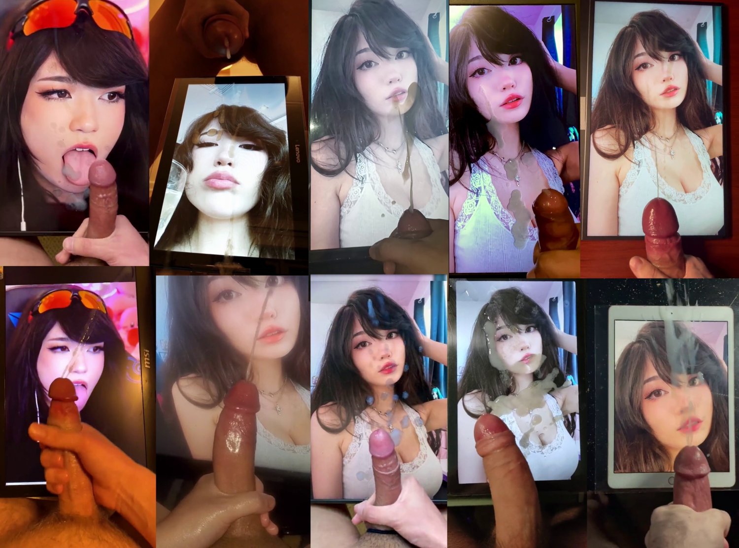 30 minutes of guys cumming on Emi - Cum Tribute Compilation - Twitch Streamer #NcbO2vKw